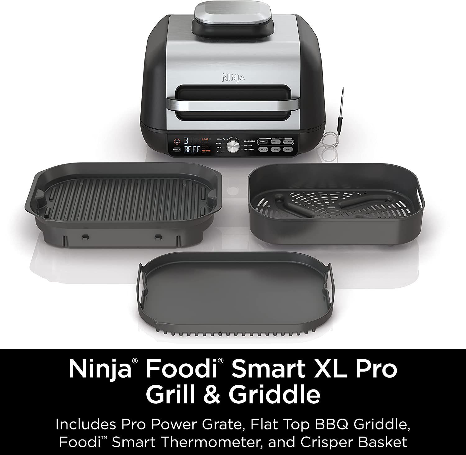 دستگاه گریل و ایرفرایر نینجا Ninja AG651 Foodi Smart ارسال فوری