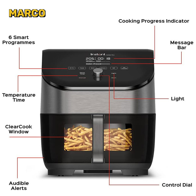 سرخ کن بدون روغن اینستنت ورتکس پلاس 5.7 لیتری Instant Vortex ClearCook ارسال فوری