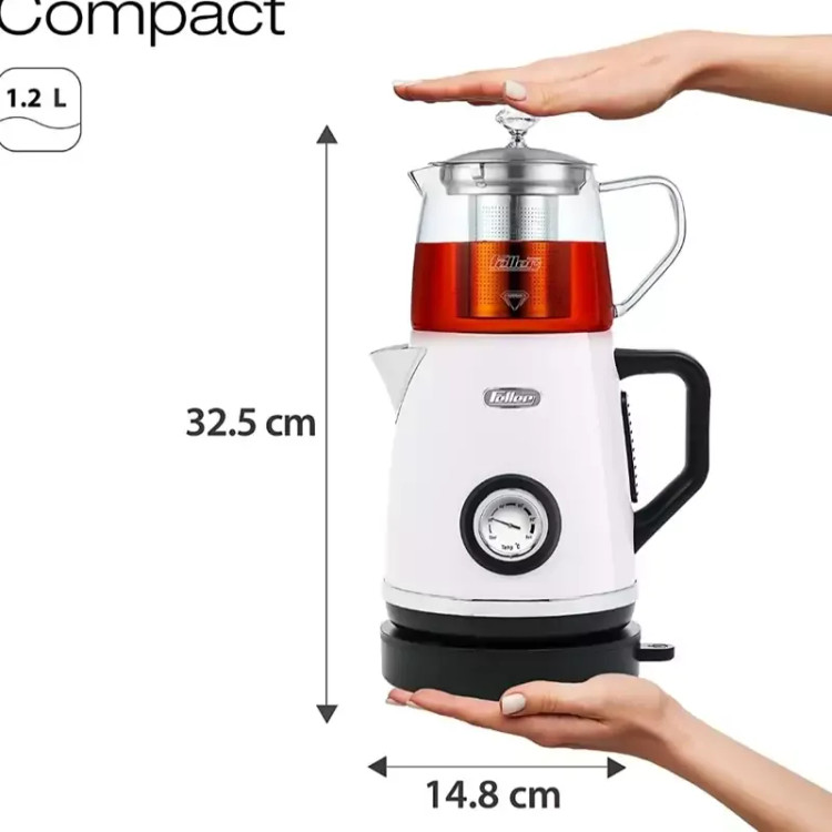 چای ساز فلر مدل TS290 ضمانت اصالت کالا و ارسال فوری و رایگان / گارانتی 18 ماهه مارکو تجارت