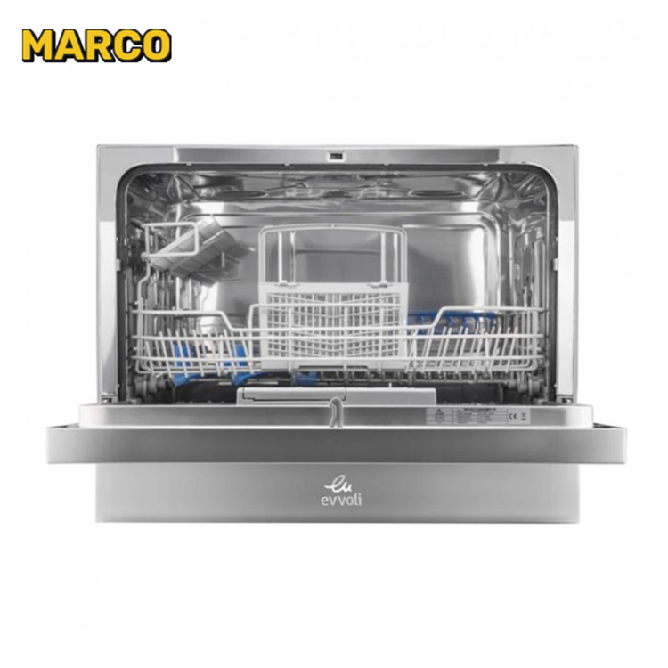 ظرفشویی رومیزی ایوولی مدل EVDW-6MS ضمانت اصالت کالا و ارسال فوری و رایگان / گارانتی 18 ماهه مارکو تجارت