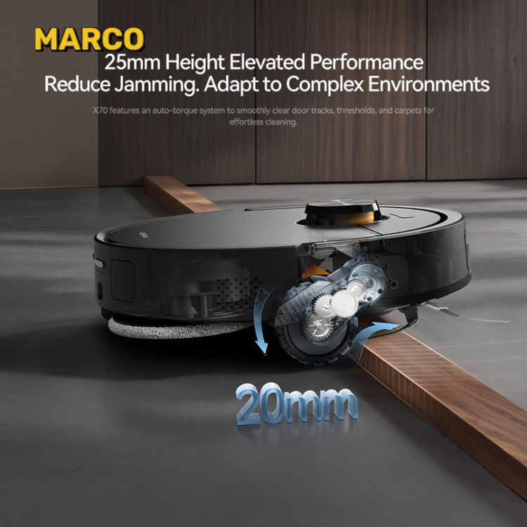 جارو رباتیک درما Deerma X70 Robot Vacuum Cleaner