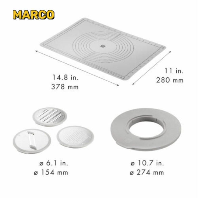 ست 5پارچه لوازم جانبی کاسه زولینگ ZWILLING Bowl Accessories, Set of 5