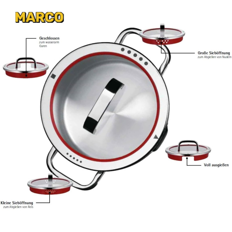 سرویس قابلمه 9 پارچه دبلیو ام اف مدل WMF Function 4 Red