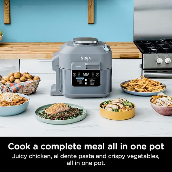 مولتی کوکر نینجا مدل ON401 ظرفیت ۵.۷ لیتر فلزی چند کاره ضمانت اصالت و سلامت / ارسال فوری و رایگان /گارانتی 18 ماهه