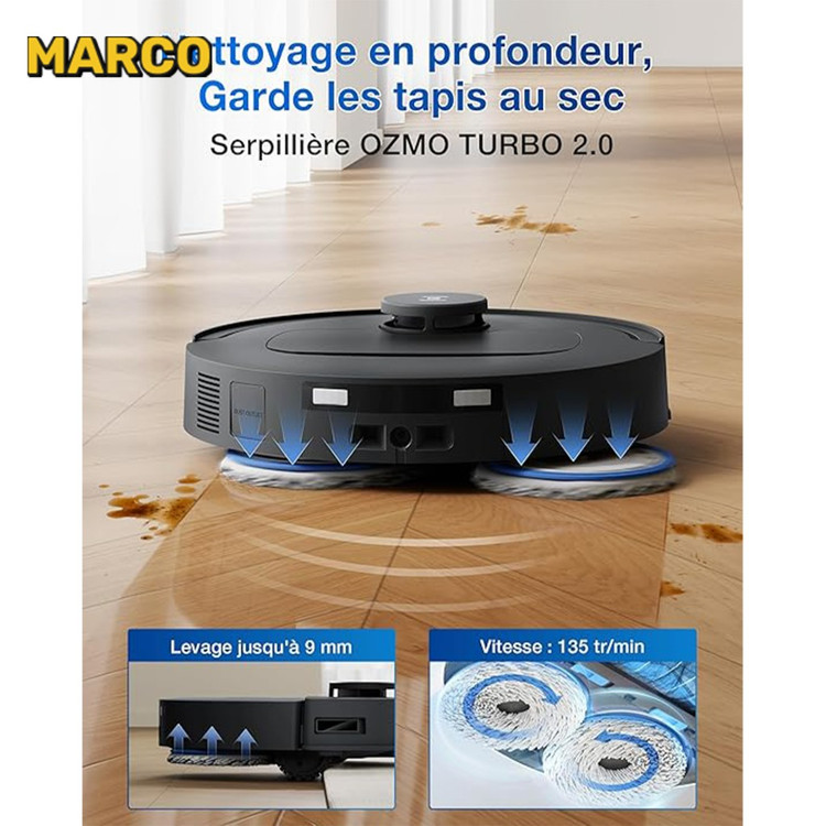 جارو رباتیک اکووکس ECOVACS T30C Omni ضمانت اصالت کالا و سلامت و ارسال فوری و رایگان