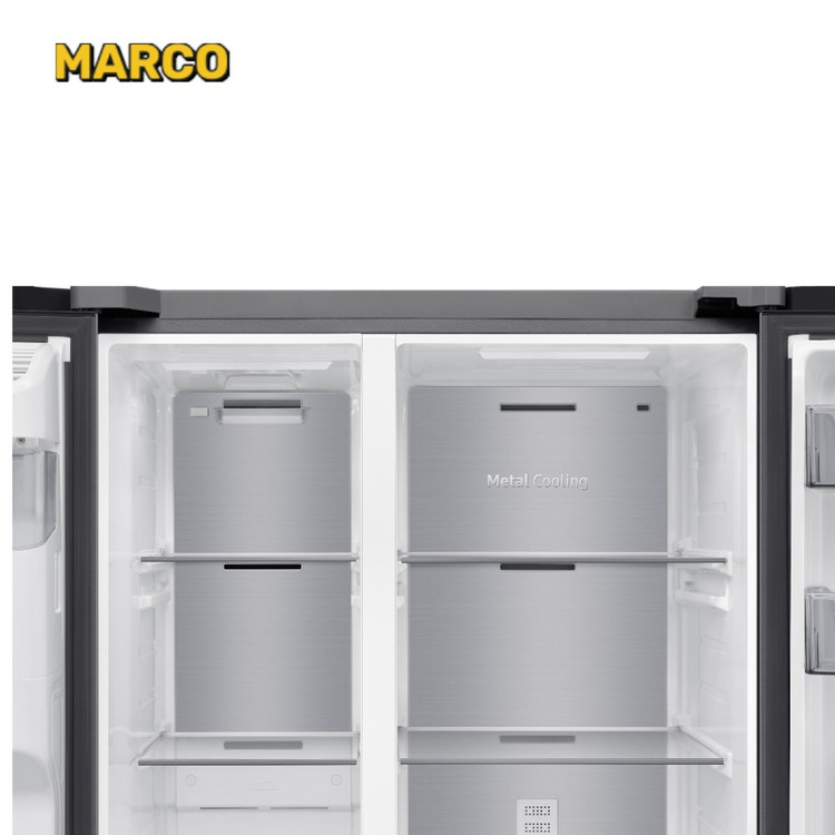 یخچال فریز سامسونگ ساید بای ساید مدل RS70F64K1TAEضمانت اصالت کالا و ارسال فوری/گارانتی 18 ماهه مارکو تجارت