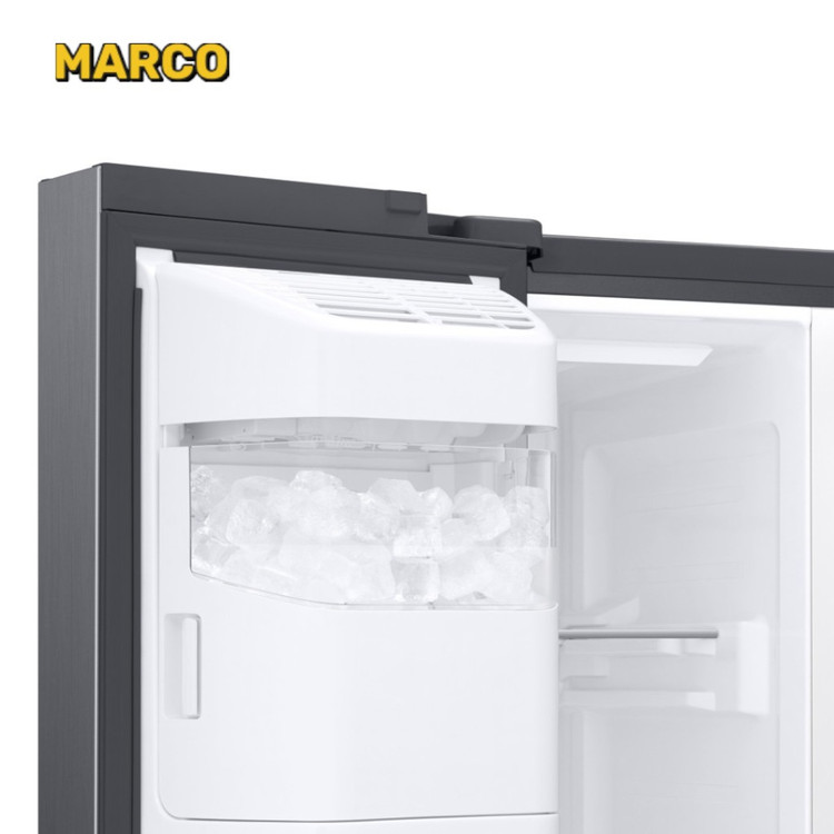 یخچال فریزر ساید بای ساید مدل RS80DG5402SL ضمانت اصالت کالا و ارسال فور و رایگان /گارانتی 18 ماهه مارکو تجارت