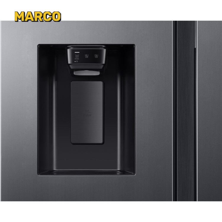 یخچال فریزر ساید بای ساید مدل RS80DG5402SL ضمانت اصالت کالا و ارسال فور و رایگان /گارانتی 18 ماهه مارکو تجارت