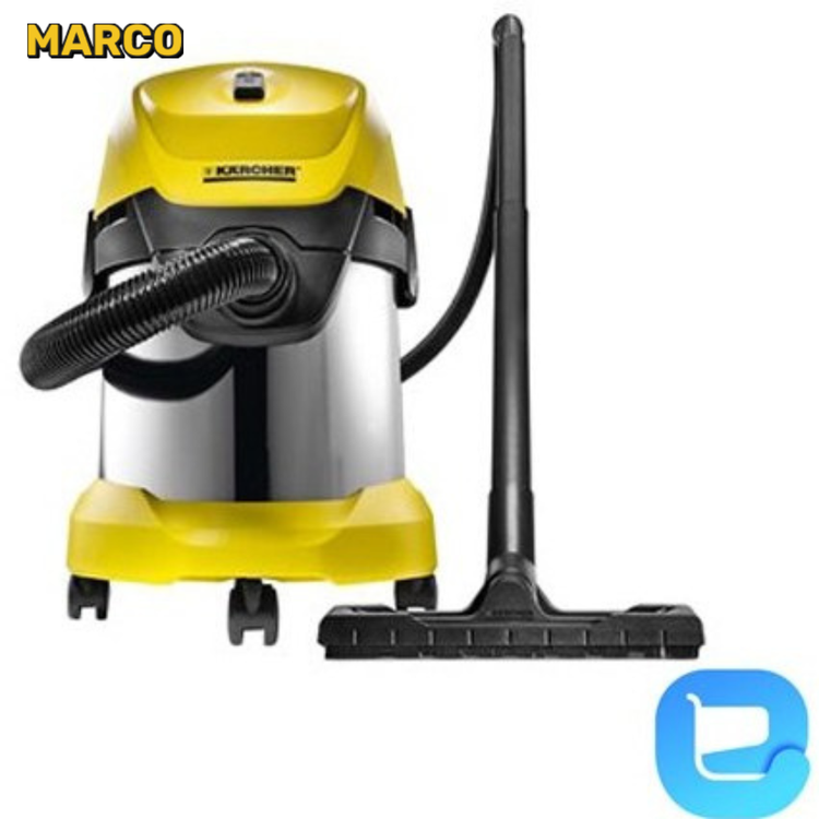 جاروبرقی سطلی خانگی کارچر مدل WD3 Premium ضمانت اصالت کالا و ارسال فوری و رایگان / گارانتی 18 ماهه مارکو تجارت