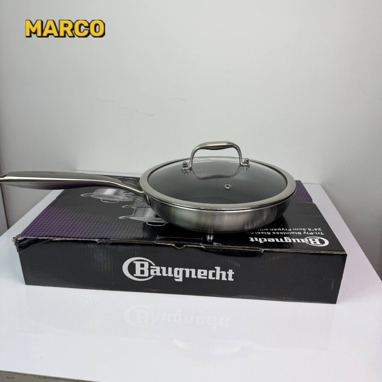 تابه کف لیزری نچسب سایز 24 باگنشت Baugnecht آلمان ضمانت اصالت کالا و ارسال فوری و رایگان /گارانتی 18 ماهه مارکو تجارت