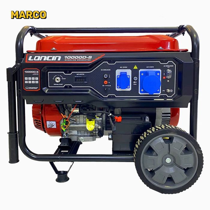 موتور برق لانسین مدل LC10000D-AS ظرفیت ۷ کیلووات بنزینی تک فاز ضمانت اصالت کالا و ارسال یک هفته ای و رایگان / گارانتی 18 ماهه مارکو تجارت