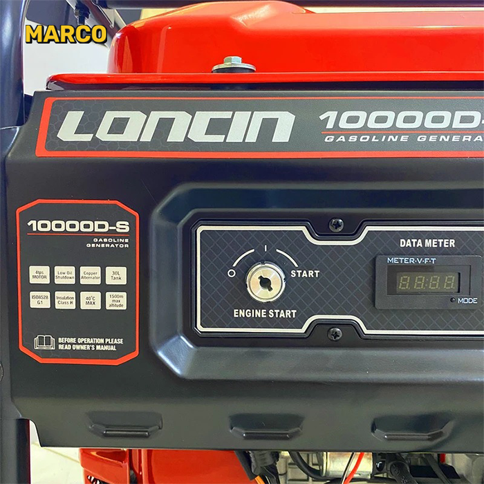 موتور برق لانسین مدل LC10000D-AS ظرفیت ۷ کیلووات بنزینی تک فاز ضمانت اصالت کالا و ارسال یک هفته ای و رایگان / گارانتی 18 ماهه مارکو تجارت
