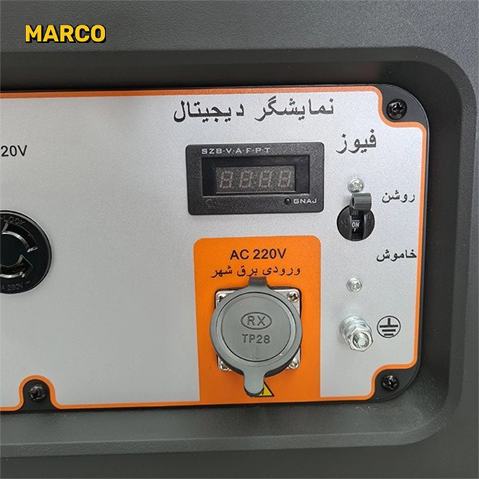 موتور برق هواسدان مدل H9000D-G-ATS ظرفیت ۸.۵ کیلووات بنزینی تک فاز ضمانت اصالت کالا و ارسال یک هفته ای و رایگان / گارانتی 18 ماهه مارکو تجارت