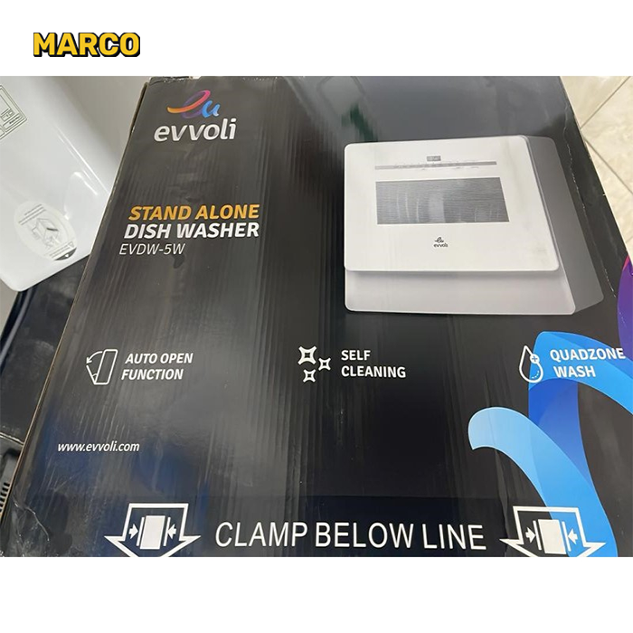 ماشین ظرفشویی رومیزی 5 نفره ایوولی مدل EVDW-5W ضمانت اصالت کالا و ارسال فوری /گارانتی 18 ماهه مارکو تجارت