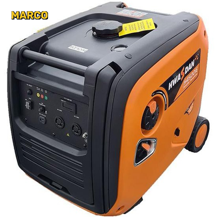 موتور برق بنزینی هواسدان مدل H4500iE ظرفیت ۴ کیلووات تک فاز سایلنت ضمانت اصالت کالا و ارسال یک هفته ای و رایگان / گارانتی 18 ماهه مارکو تجارت