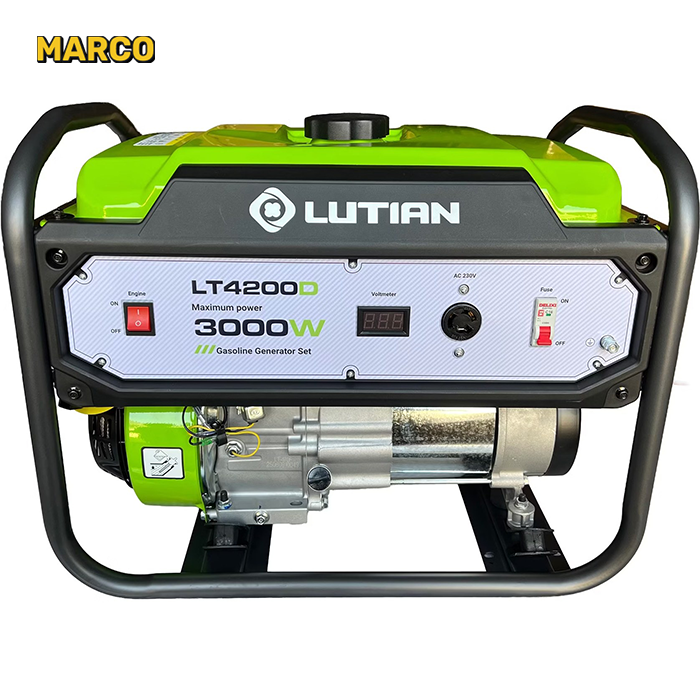 موتور برق بنزینی 7 اسب بخار لوتیان مدل LT4200D ضمانت اصالت کالا و ارسال یک هفته ای و رایگان / گارانتی 18 ماهه مارکو تجارت