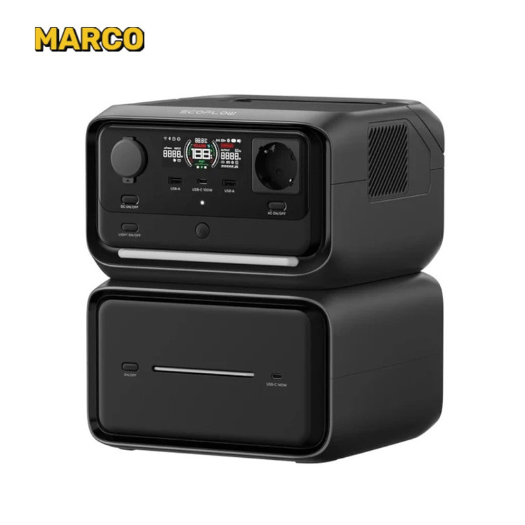 پاور استیشن قابل حمل اکوفلو مدل RIVER 3 MAX PLUS ضمانت اصالت کالا و ارسال فوری /گارانتی 18 ماهه مارکو تجارت