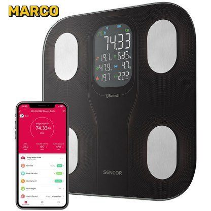ترازو ورزشی SENCOR SBS 9002BK Smart/اورجینال ارسال فوری با گارانتی و ضمانت اصالت کالا