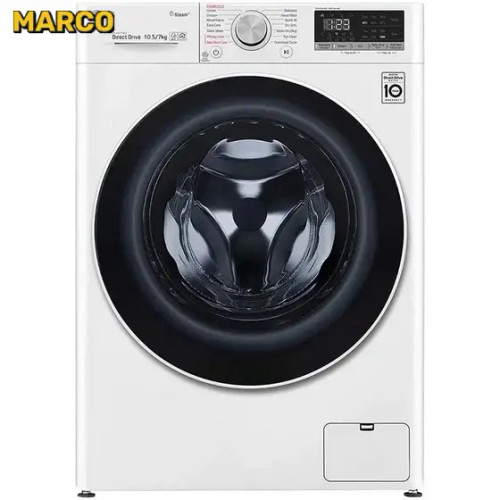 ماشین لباسشویی 10.5 کیلوگرم اتوماتیک ال جی مدل F4V5RGP0W/اورجینال ارسال فوری با گارانتی و ضمانت اصالت کالا