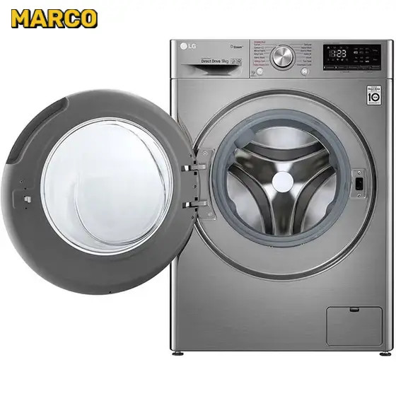 ماشین لباسشویی ال جی مدل F4R5VYG2P ظرفیت ۹ کیلوگرم/اورجینال ارسال فوری با گارانتی و ضمانت اصالت کالا