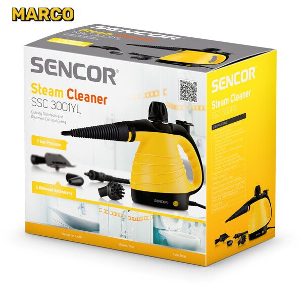 بخار شوی SENCOR SSC 3001YL/اورجینال ارسال فوری با گارانتی و ضمانت اصالت کالا