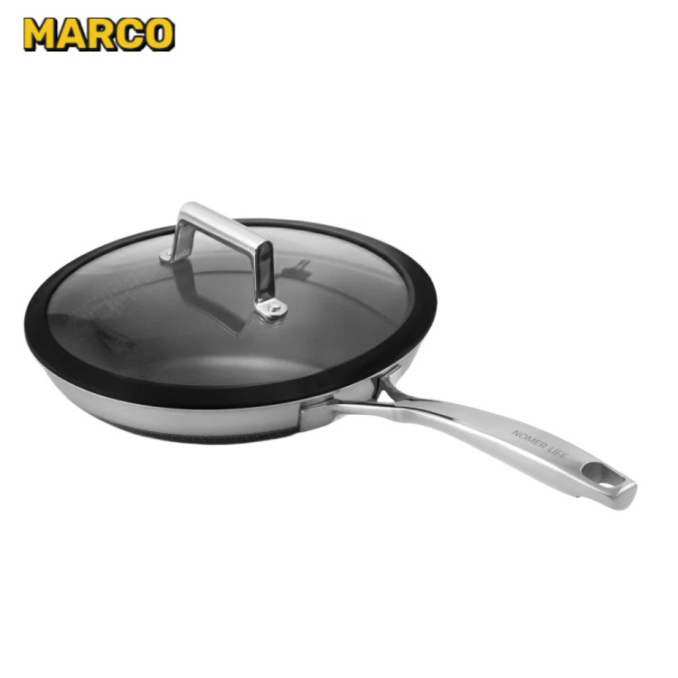 نیم ست قابلمه و ماهیتابه 7 پارچه استیل نچسب نومر اولترا کوک/اورجینال ارسال فوری با گارانتی و ضمانت اصالت کالا