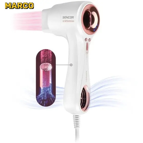 سشوار SENCOR SHD 9100RS/اورجینال ارسال فوری با گارانتی و ضمانت اصالت کالا