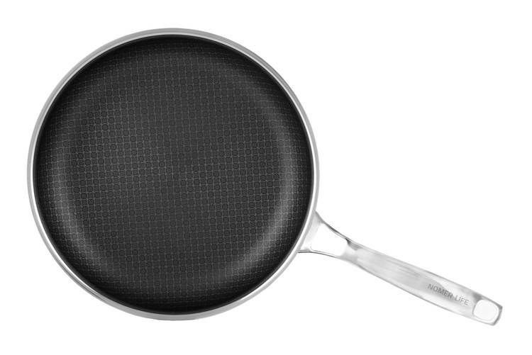 ماهیتابه استیل نچسپ(کف لیزری) نومر دبل ساید سایز28 h2 ضمانت اصالت کالا و ارسال فوری و رایگان /گارانتی 24 ماهه مارکو تجارت