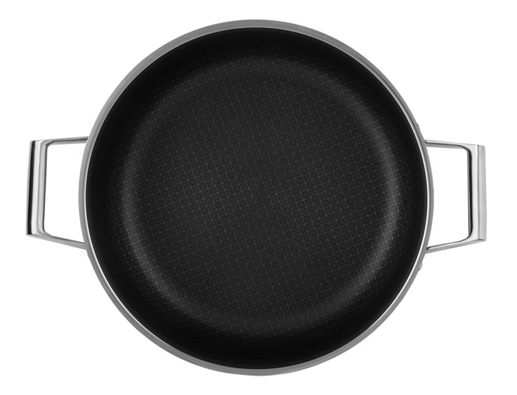 نیم قابلمه استیل نچسب نومر دبل ساید (کف لیزری) nomer سایز 28 h2 ضمانت اصالت کالا و ارسال فوری و رایگان /گارانتی 24 ماهه مارکو تجارت
