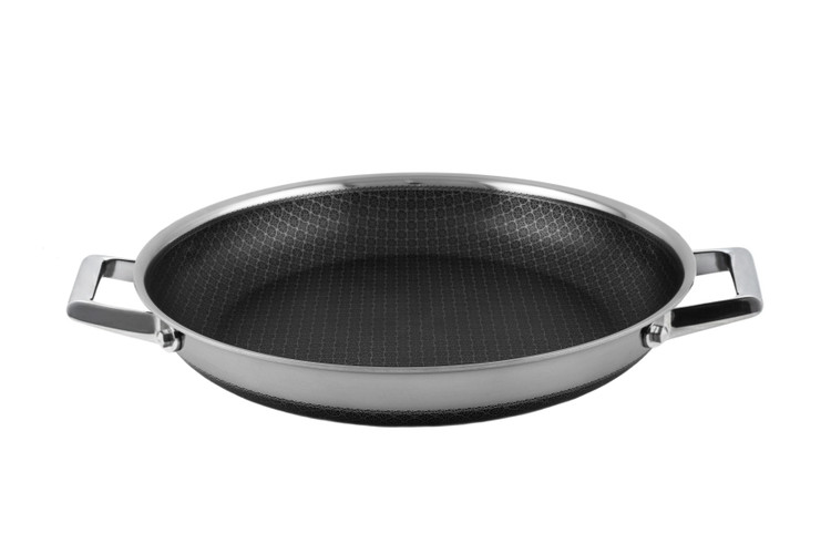 ماهیتابه استیل نچسپ دبل ساید نومر سایز30 h2 ضمانت اصالت کالا و ارسال یک هفته ای و رایگان /گارانتی 24 ماهه مارکو تجارت
