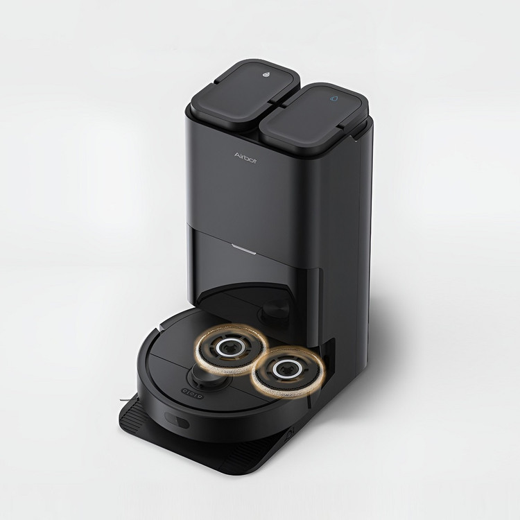 جارو رباتیک ایربات مدل X40 Master با مکش ۱۵۰۰۰ پاسکال و تیشوی خودکار