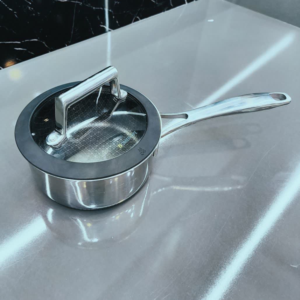 شیر جوش , sauce pan (کف لیزری) نومر دبل ساید سایز 16 h2 ضمانت اصالت کالا و ارسال فوری و رایگان / گارانتی 24 ماهه مارکو تجارت