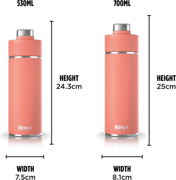 ماگ مسافرتی ورزشی 530ml نینجا Thirsti DW2401GY