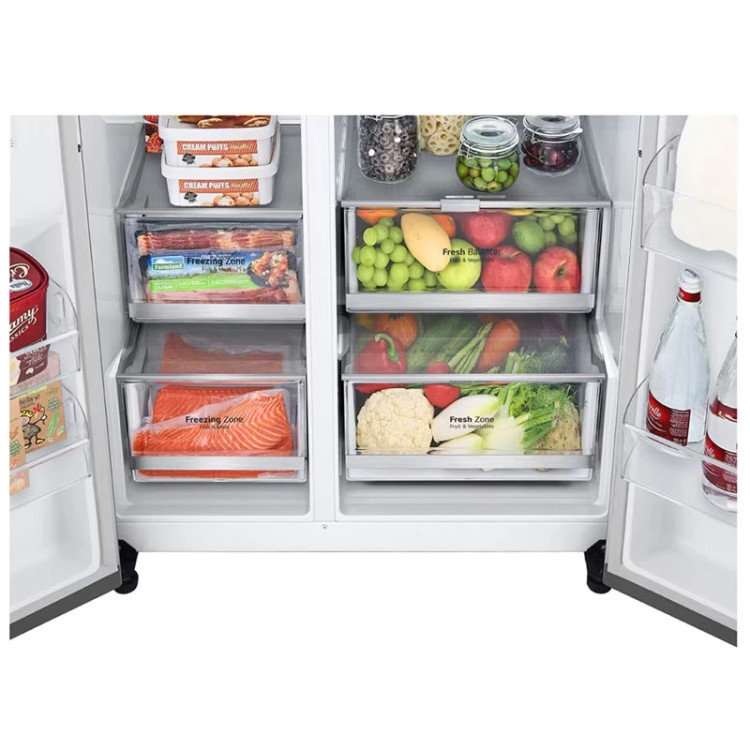 یخچال و فریزر ساید بای ساید 34 فوت الجی مدل x348