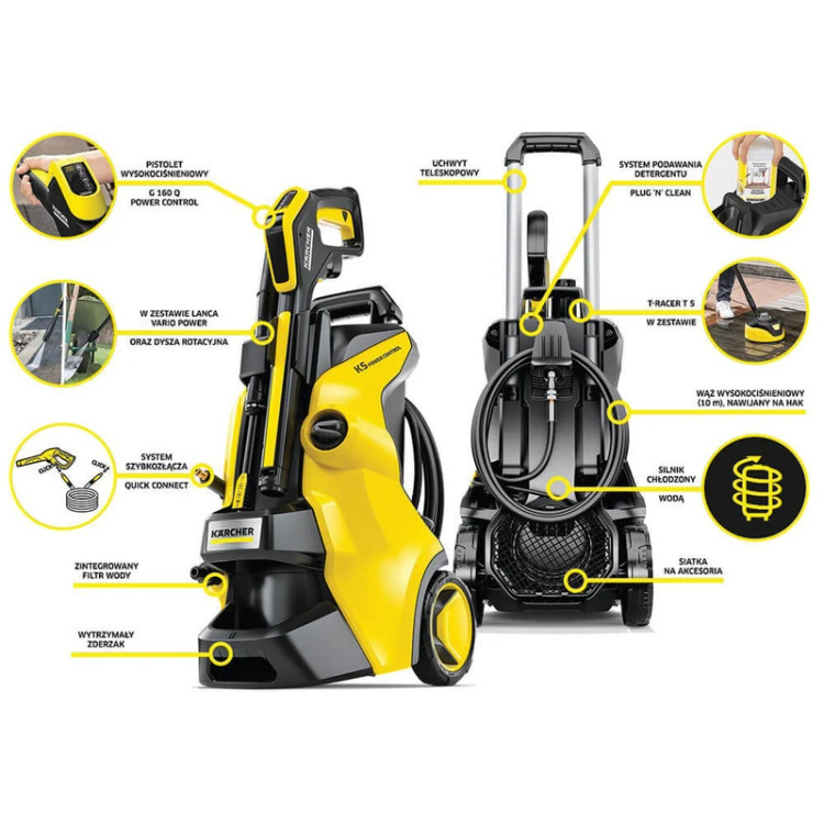 کارواش کرشر مدل K5 Power Control 145 Bar