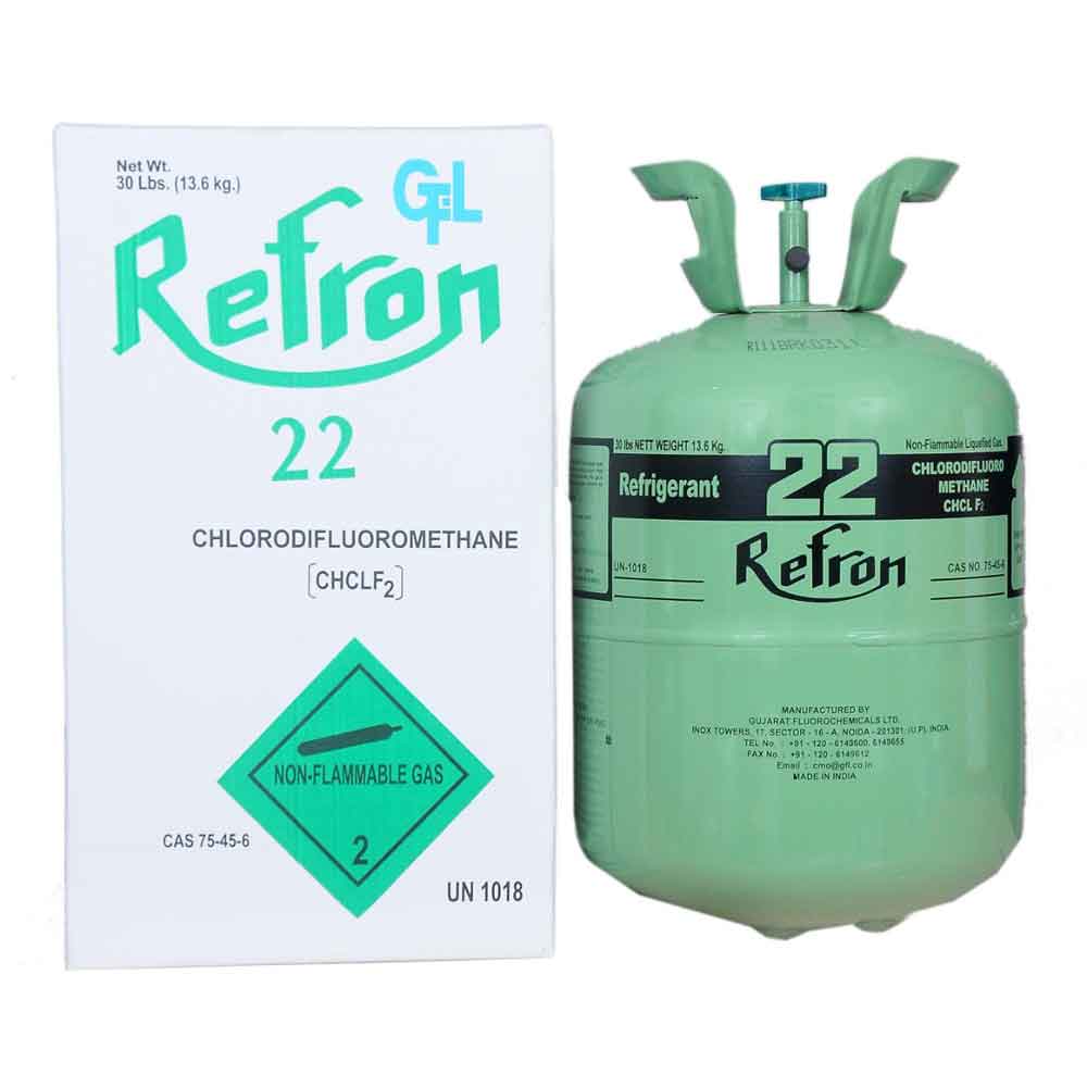کپسول گاز مبرد کمپرسور R22  رفرون وزن 13.6 کیلوگرم