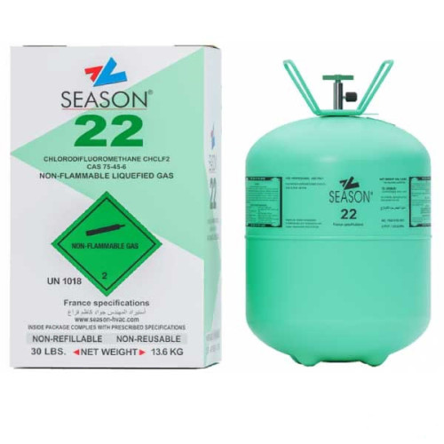 کپسول گاز مبرد کمپرسور R22 سیزن وزن 13.6 کیلوگرم