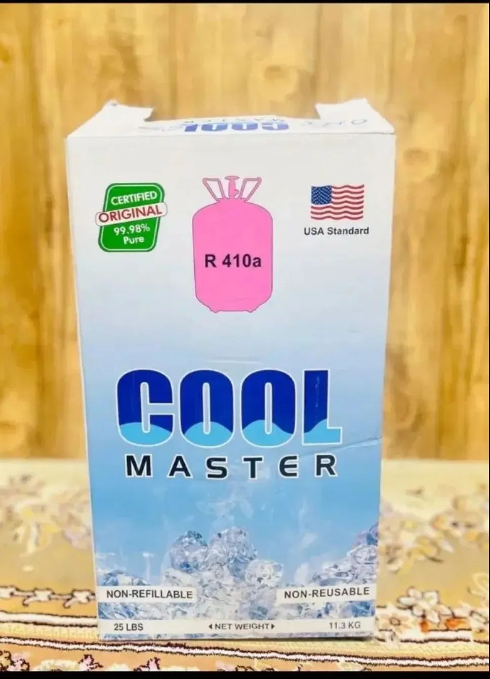 گاز مبرد کمپرسور R410 کول مستر (COOL MASTER) وزن 11.3