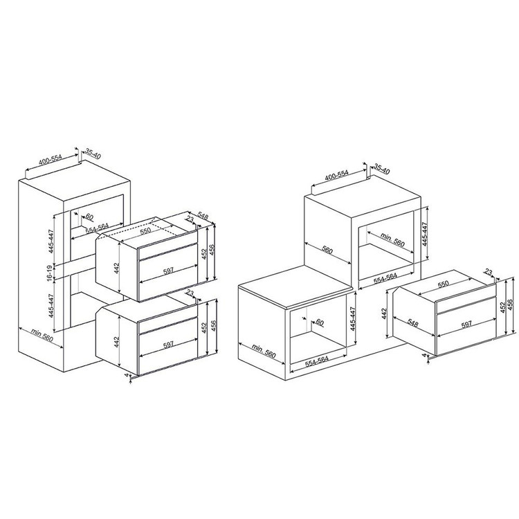 فر مایکروویو ترکیبی اسمگ مدل SO4902M1N