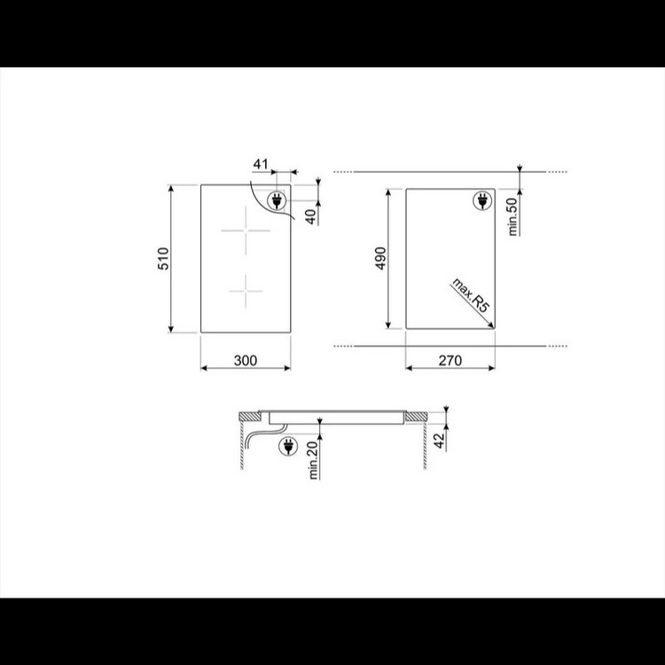 اجاق برقی اسمگ مدل SE2321TD1